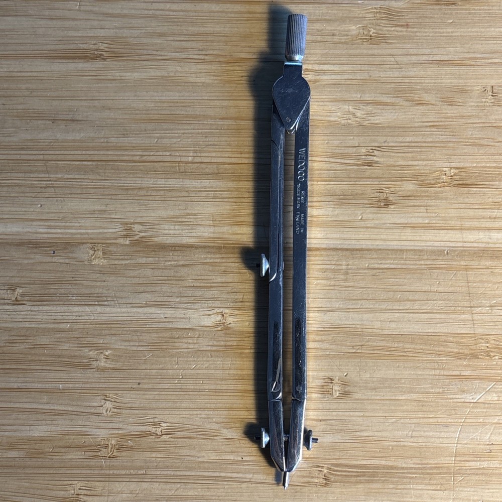 Vintage Wedoco 464 Engineering Precision Drawing Compass (Part Set) Technical