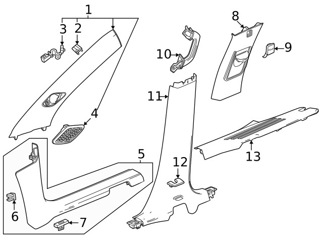 Genuine GM Speaker Grille 26542502