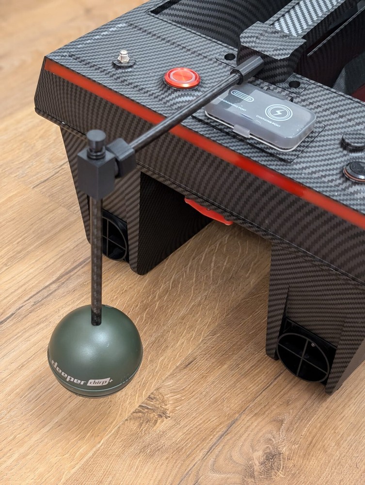 Ripton CatchX Black Samurai Screw Deeper Bait Boat arm mount