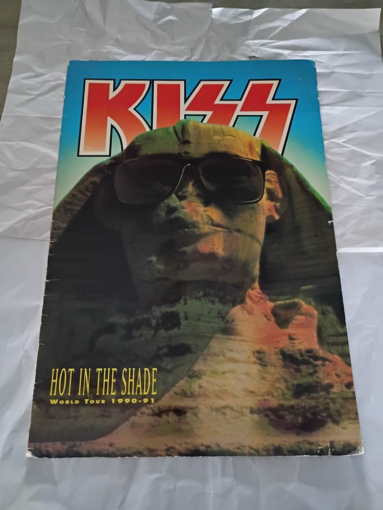 Kiss Hot In The Shade Tour Book Program 1990