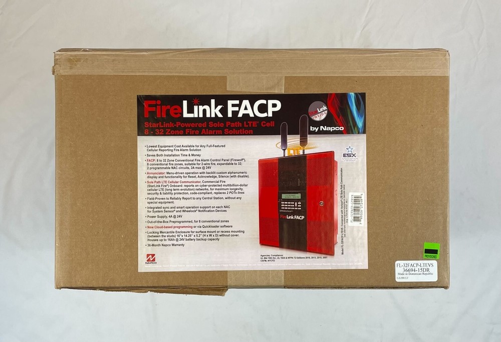 Napco FL-32FACP-LTEVS - Same Day Shipping (SEALED)