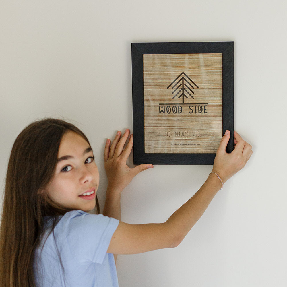 Rustic Wooden Picture Frames - Natural Solid Distressed Wood - Wall/ Tabletop