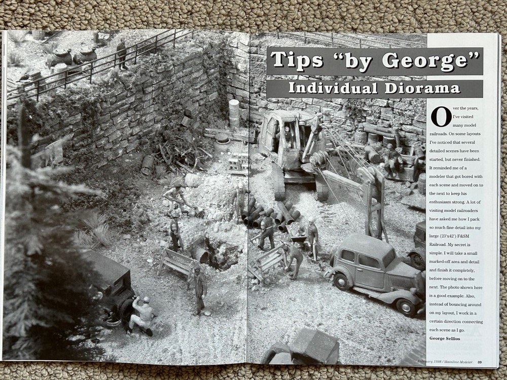 1998 Mainline Modeler Magazines