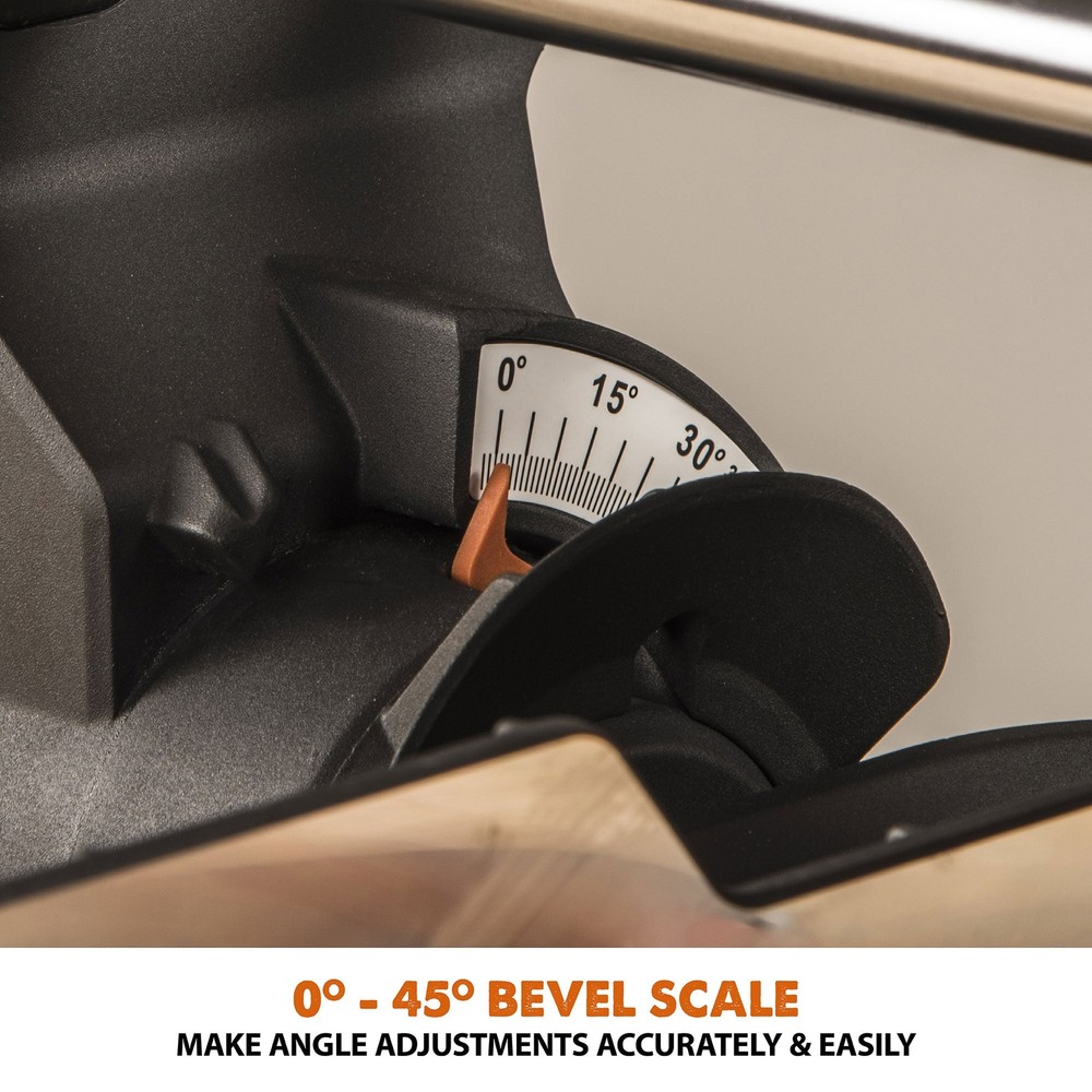Evolution R255SMS+: Single Bevel Sliding Miter Saw With 10 in. Multi-Material Cu