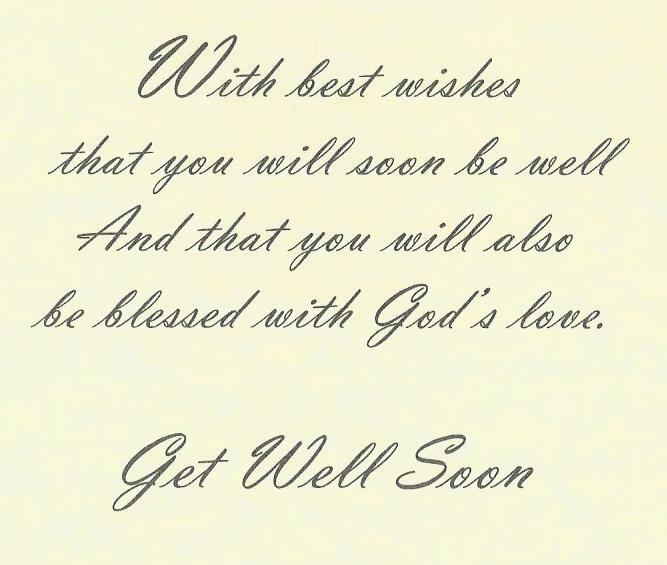 Get Well Soon (G)