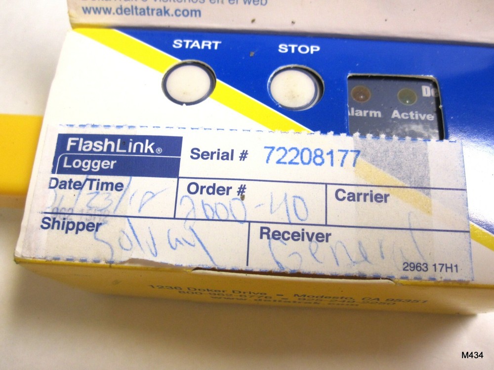 Deltatrak Flashlink Ct-80c Data Logger 75 Day 20823