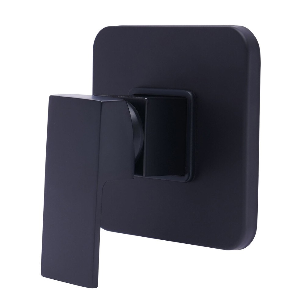 Single-function Shower Mixing Valve Wall Mount Black Shower Handle Valve Kit