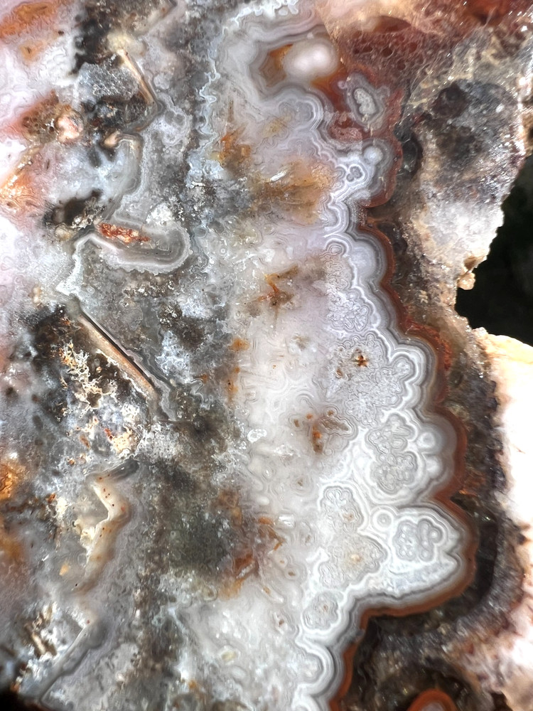 Mexican Crazy Lace Agate Slabs - 215g