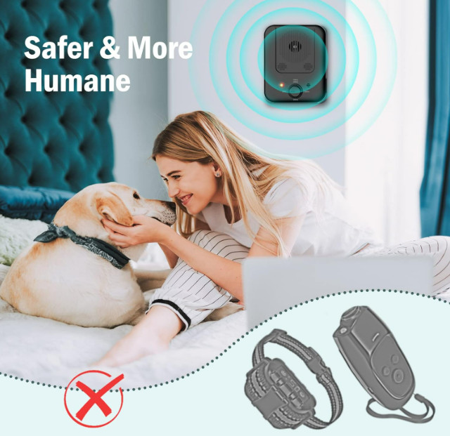 Queenmew Anti Barking Device, 3Dog Barking Control Devices