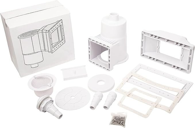 Ocean Blue Wide Mouth Skimmer, Basket, Vacuum Adapter and Return Fitting #170010