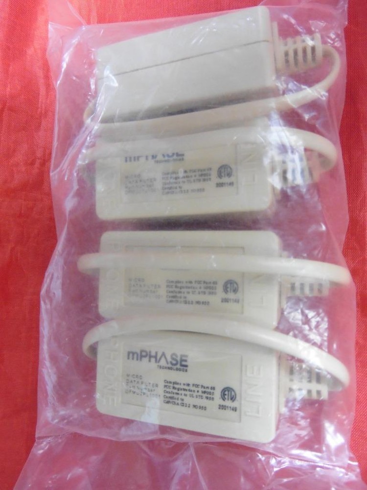 mPHASE Micro Data Filter DFMU2PL1001 4 Pack New