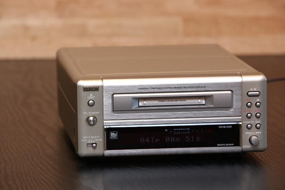 DENON DMD-M10E MiniDisc Recorder MD Deck MD Player Maintenance completed