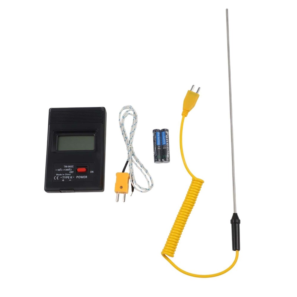 K-type Digital Thermometer LCD Screen Reliable Safe TM-902C Tool Useful