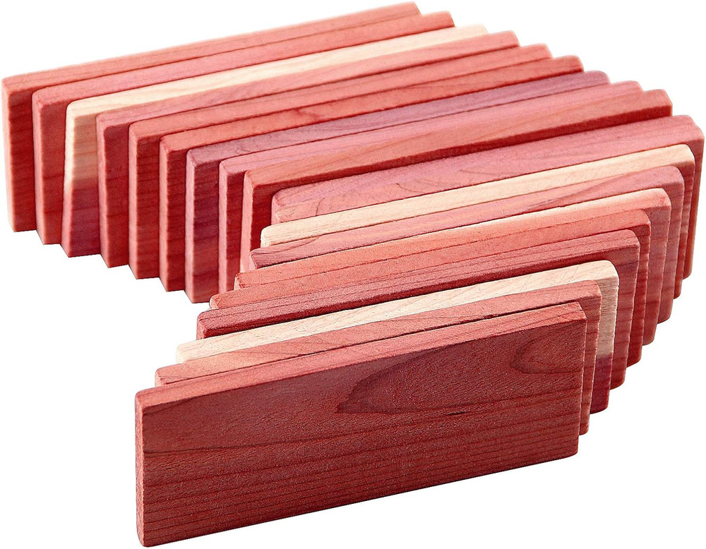 Cedar Blocks for Closet Storage,100% Aromatic Red Ceder Blocks Cedar Planks Chip