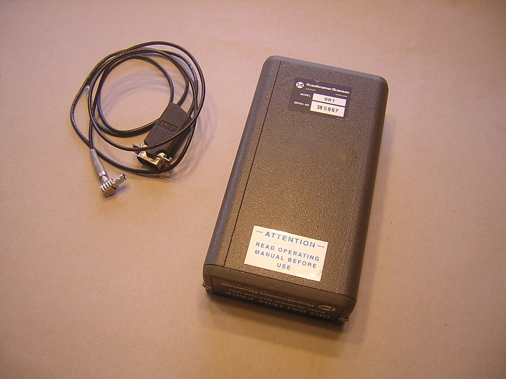 KRAUTKRAMER BRANSON DR1 DATA RECORDER, INPUT CABLE, MANUAL