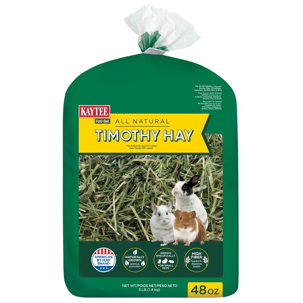 Timothy Hay, 48oz + Menu 4LB Rabbit Food