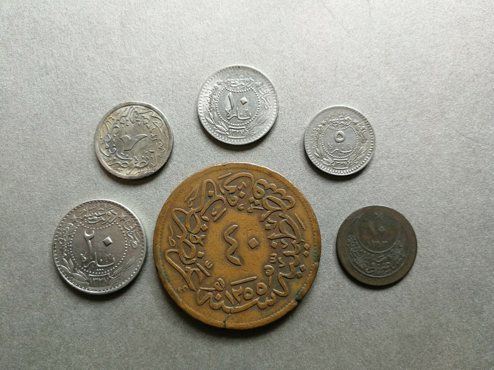 Turkey,old coins ,40 Para