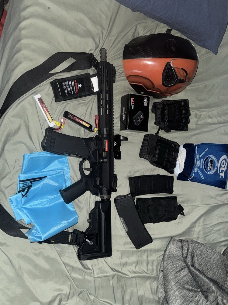 EMG Helios / Sharp Bros “overthrow” 10” SBR/ Go Airsoft Package
