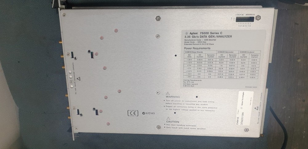 Agilent E4861B 3.35 Gb/s Data Module + E4862B & E4863B, Tested