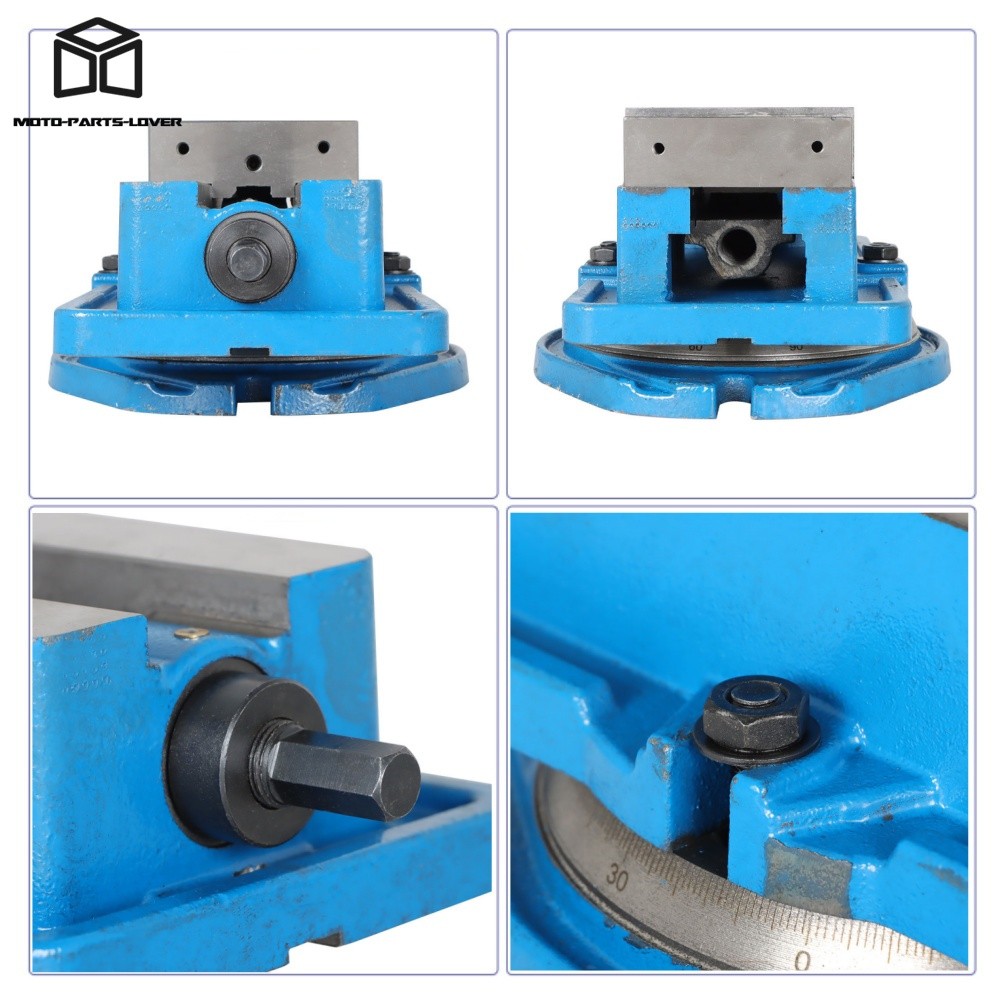 Lockdown Vise Precision 4'' CNC Milling Machine Bench Clamp With 360 Swivel Base