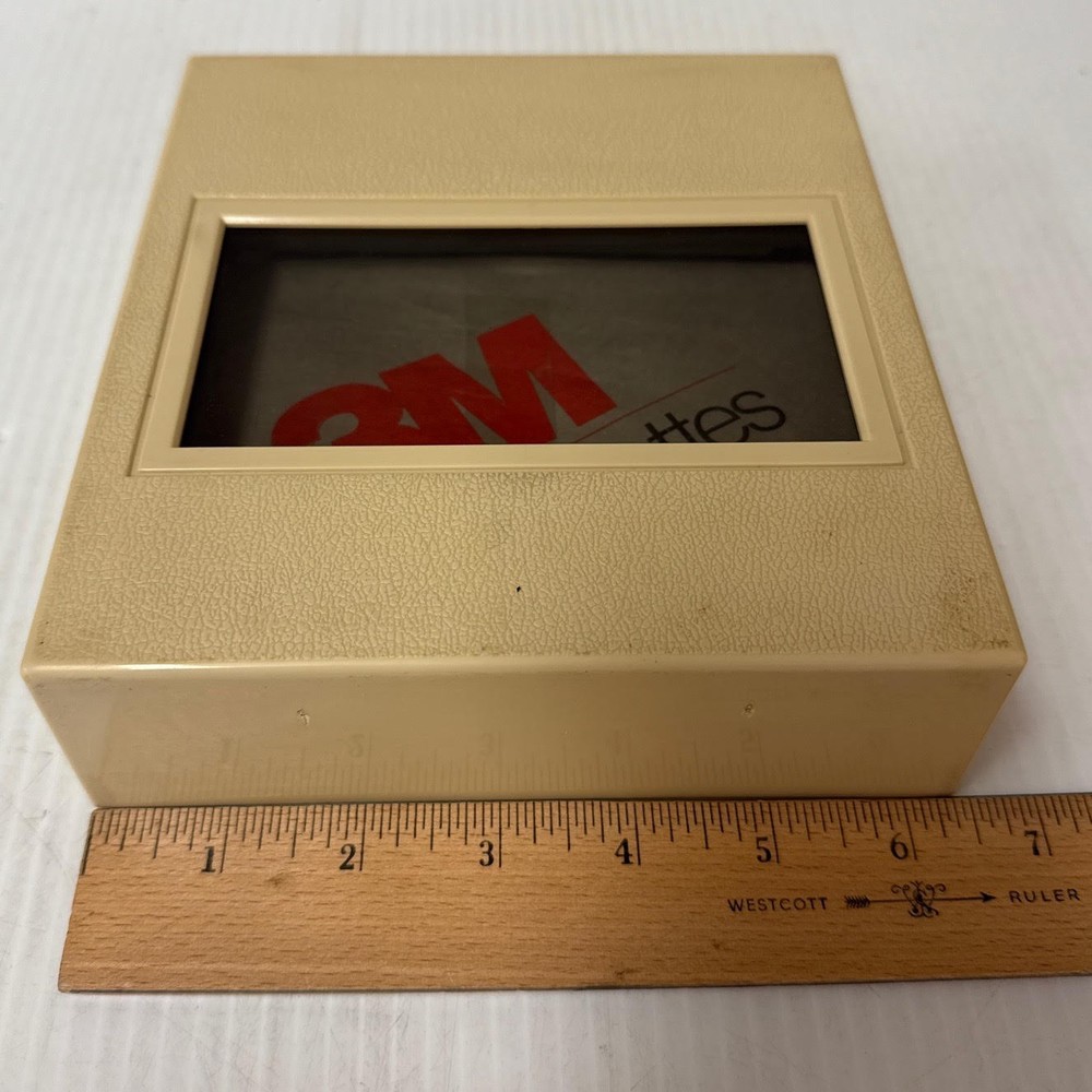 3M 5 1/4 Inch Floppy Disk Flip N Stack Storage Case Box Stackable With 12 Disks