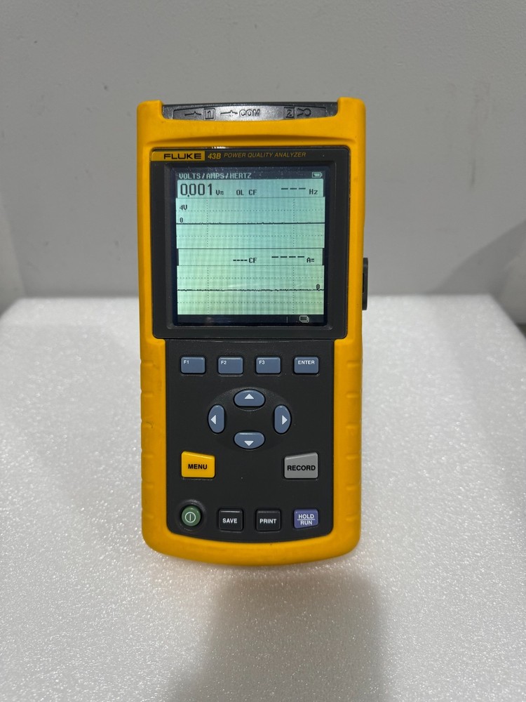 Fluke 43B Power Quality Analyzer, with new battery pack