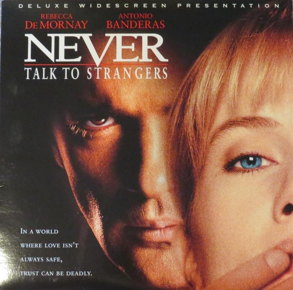 NEVER TALK TO STRANGERS LASERDISC