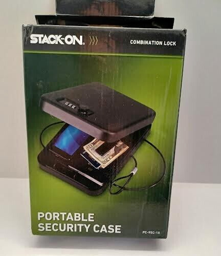 STACK-ON PORTABLE SECURITY CASE PC-95C-18 Combination Lock Protect Valuables