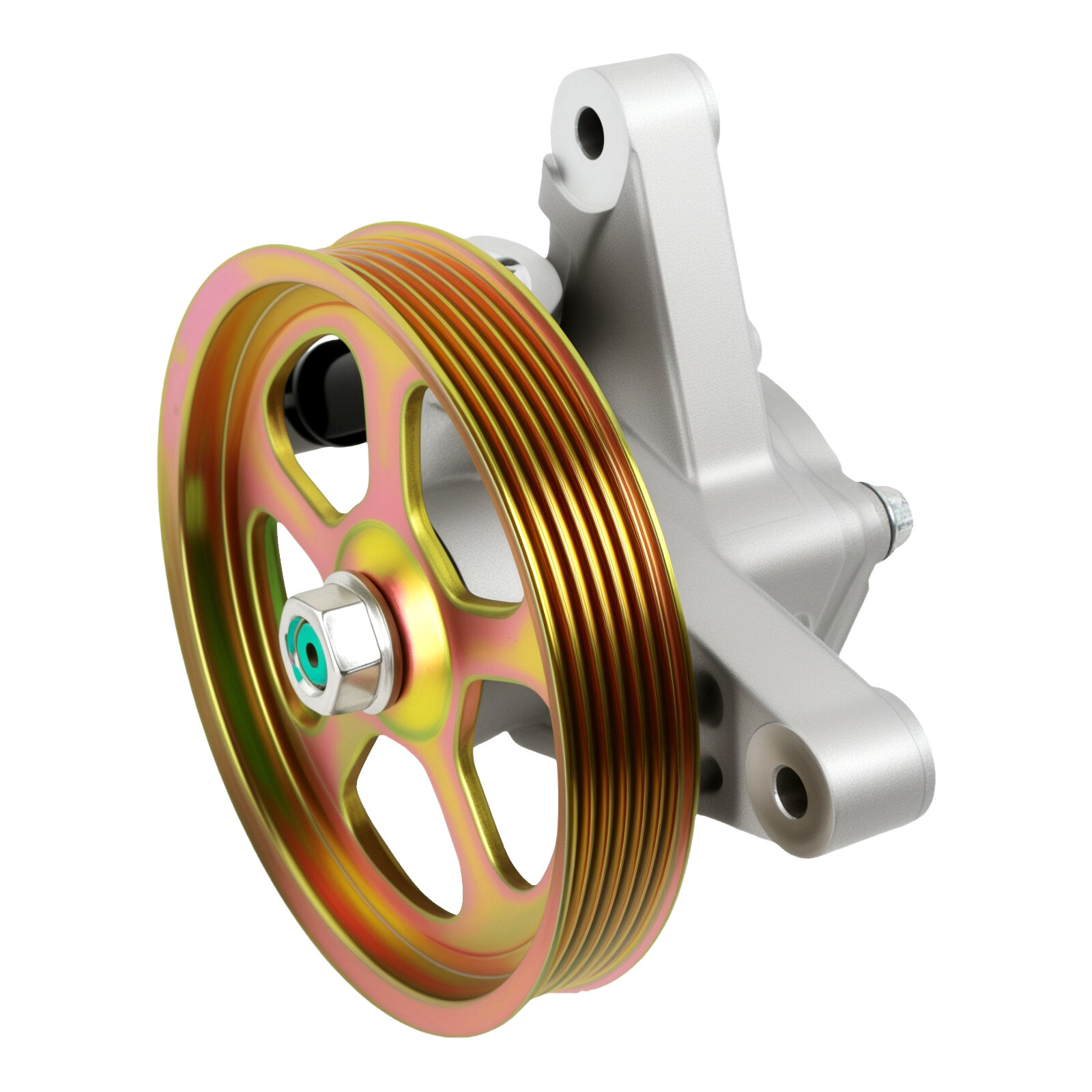 Power Steering Pump w/ Pulley for 2003-2007 Honda Accord V6 3.0L Acura MDX Pilot