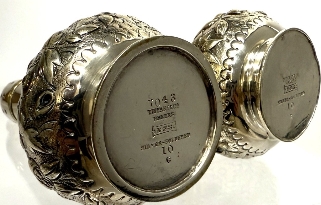 Tiffany & Co. Repousse Salt & Pepper Shakers #7043