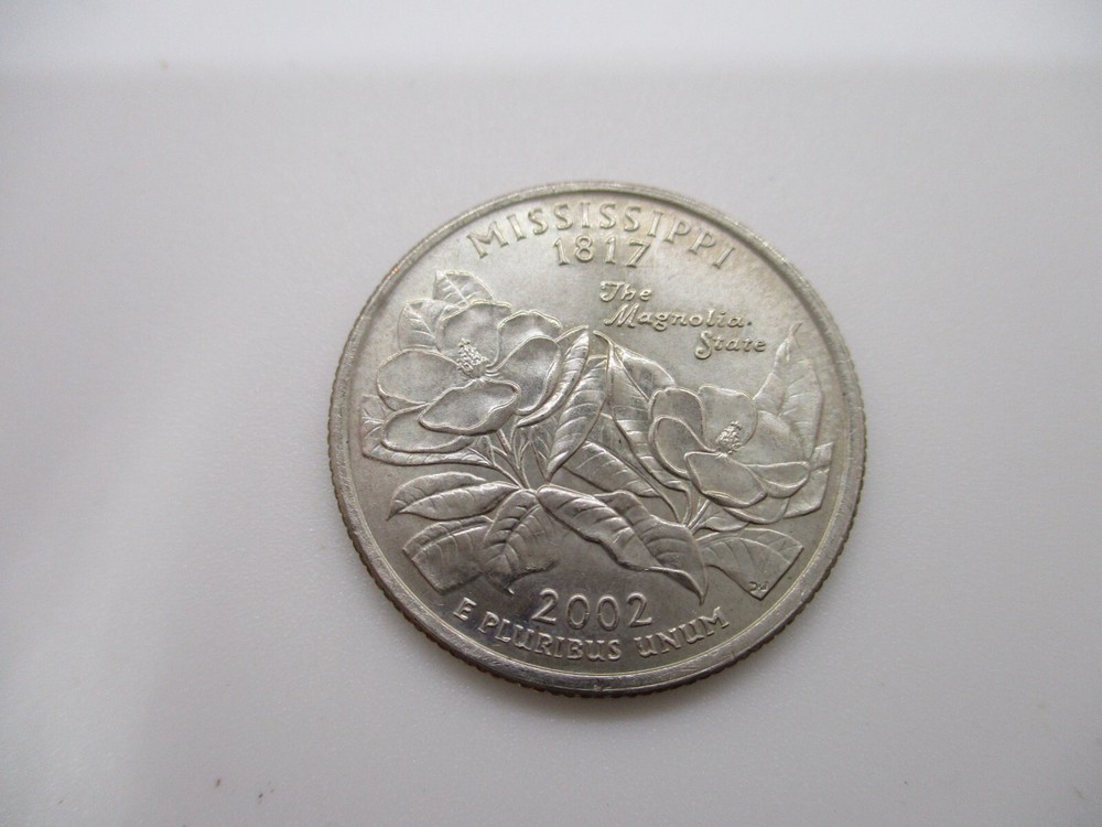 2002 Mississippi State Quarter Coin