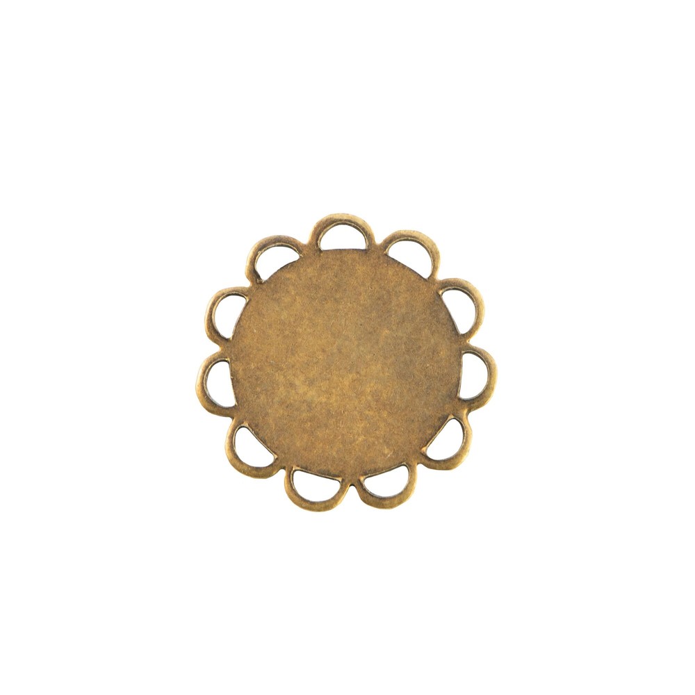11mm Flat Pad Lace Edge Round Setting (14)