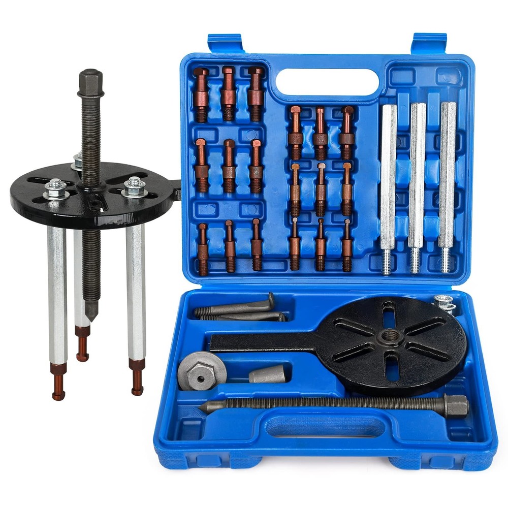 21 in1 Bearing Puller, Bearing Puller Set, Inner Hole Three-Jaw Puller, with ...