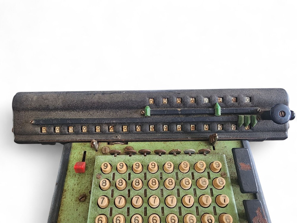 Rare Mach 1 Monroe Ten Key Adding Machine & Monroe LA5-160 Adding Machine VTG