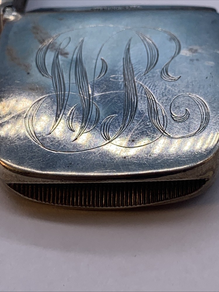 Antique Sterling Silver Match Safe