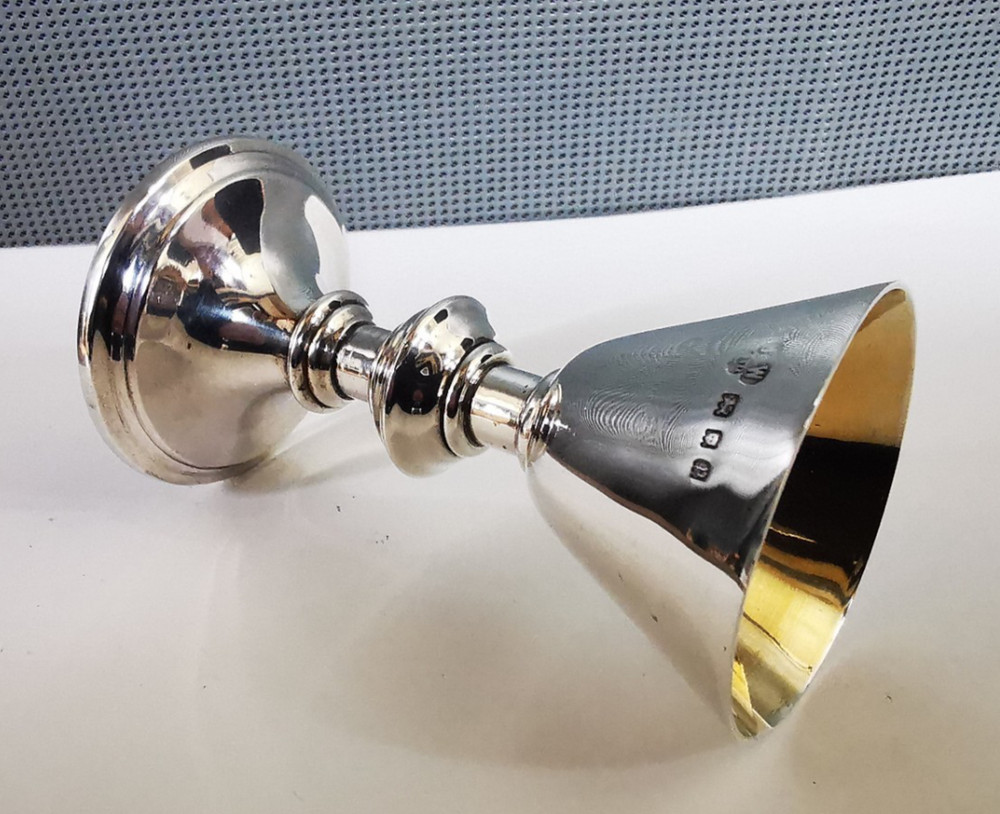 Solid Silver Travelling Communion Set - London 1930