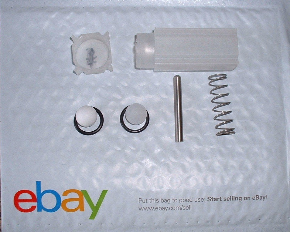 INGERSOLL RAND 285B THROTTLE VALVES (2) +T.V. SPRING+T.V. PLUNGER+BUSHING O'RING