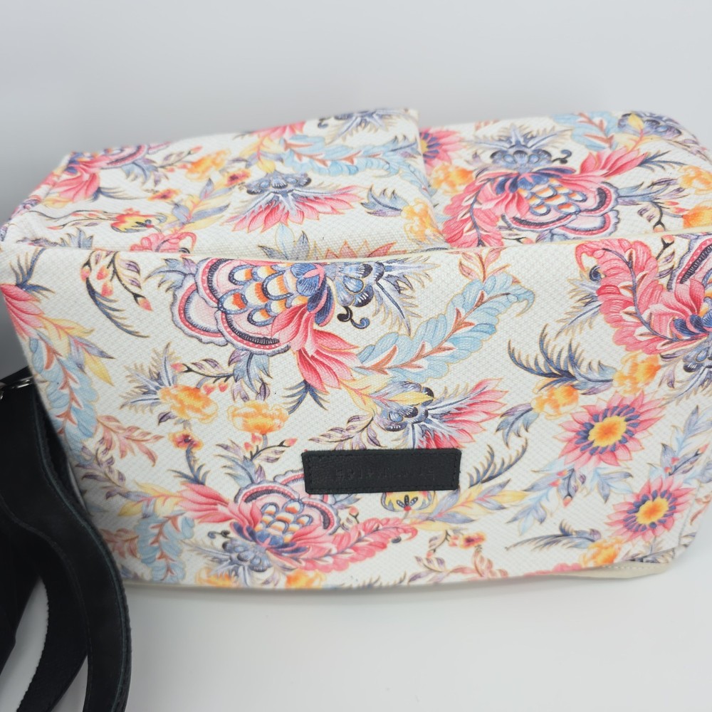 Epiphanie Leather Camera Bag Black, Removable Sections Multipocket w Strap