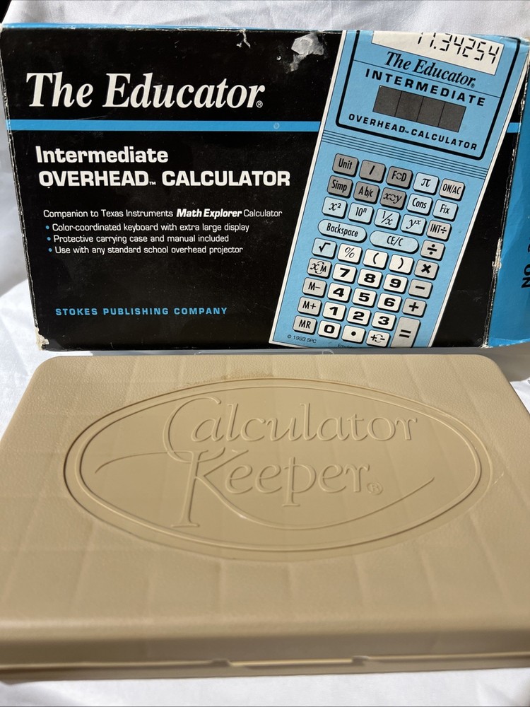 The Educator Overhead Calculator, intermediate math explorer, Texas instruments