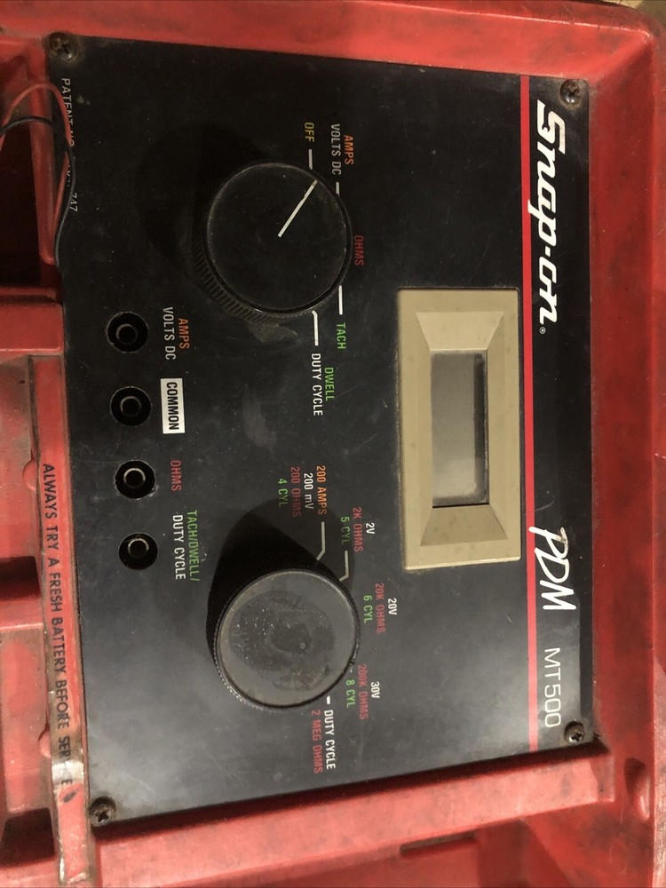 VTG Snap-On PDM MT500 Precision Diagnostics Meter Tach Dwell Engine UNTESTED