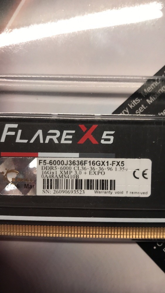 Flare DDR5 Ram 1x16