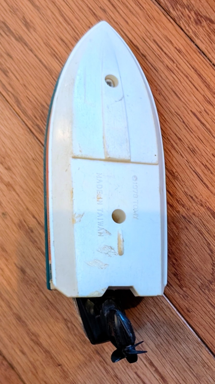 Vintage Tomy Mighty Motor Speed Boat Ocean Cup Race & Mercury Motor 1978