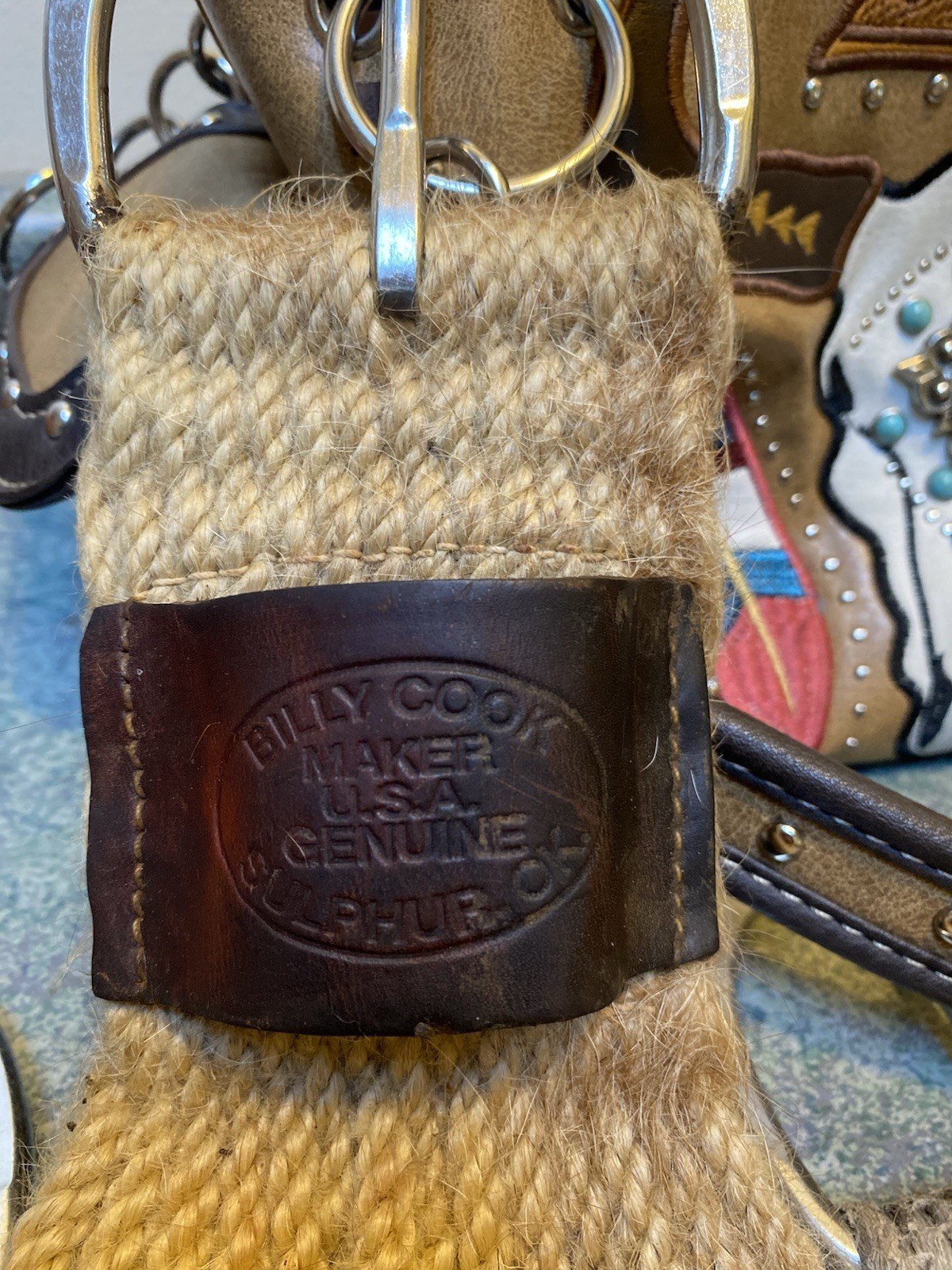 Lot of 3 Western Cinches Classic Equine Mohair-Alpaca 30” Billy Cook 32” and 30”