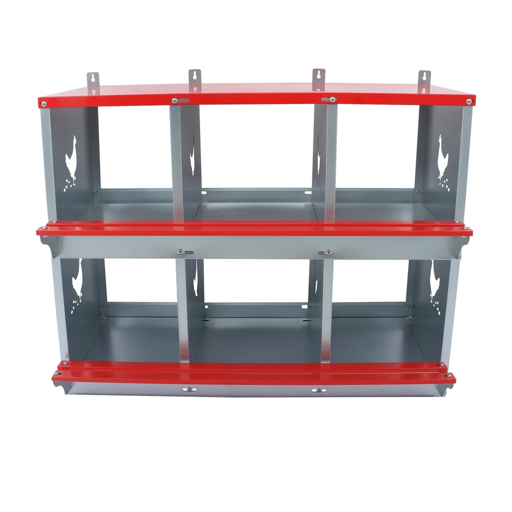 Easy To Install Chicken Laying Boxes 6 Compartment Nesting Boxes For Chickens