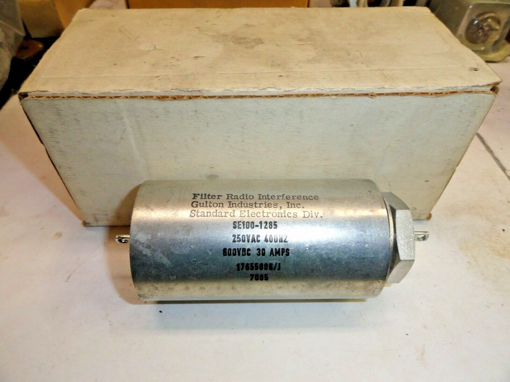 Radio Frequency Interference Electronic Filter p/n SE100-1285 New
