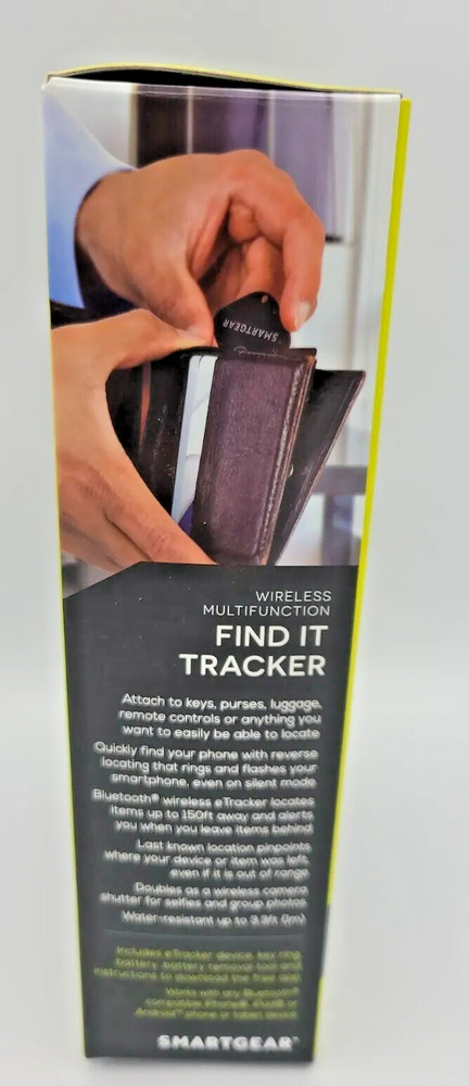 SMARTGEAR WIRELESS FIND IT MULTIFUNCTION TRACKER NEW Open Box For KEYS