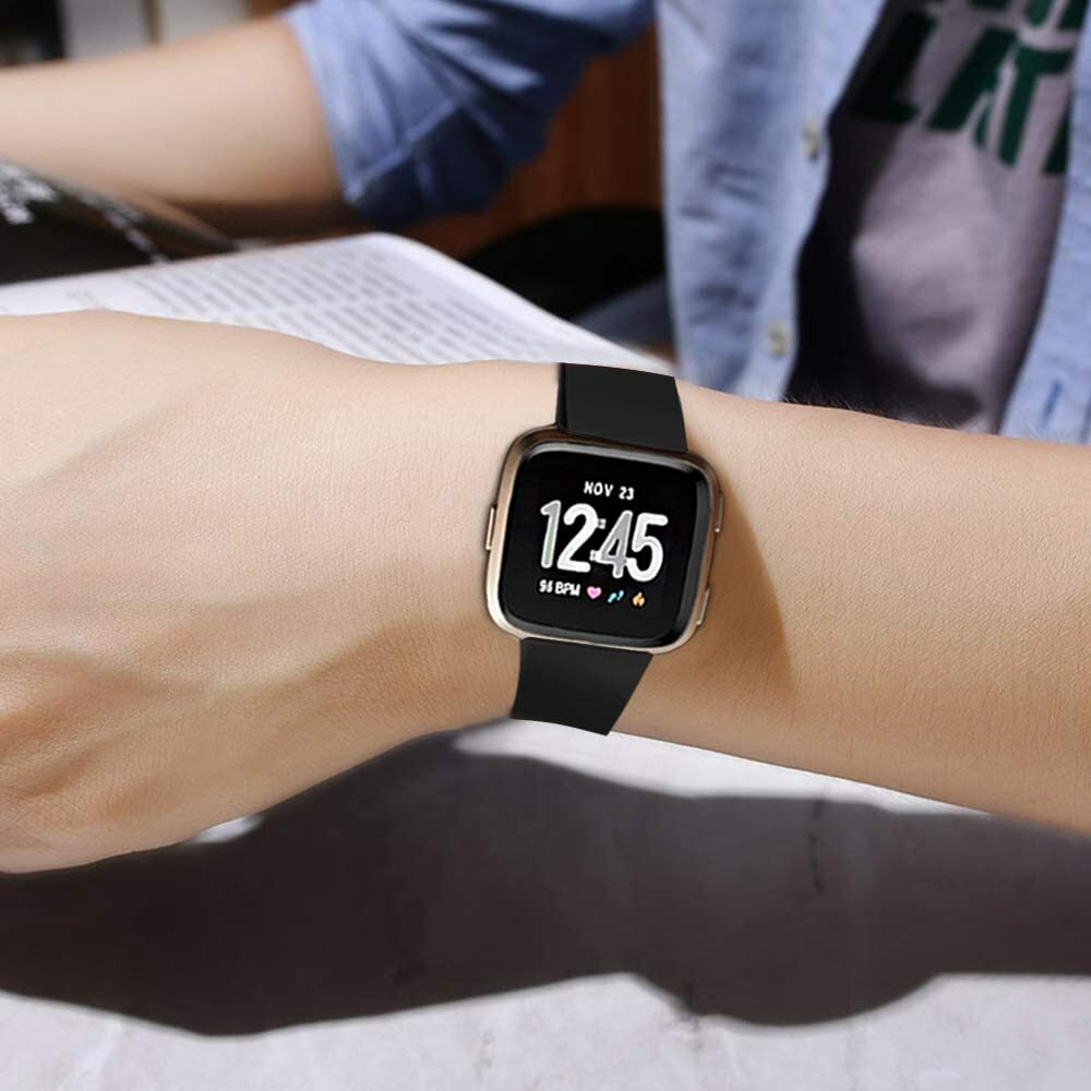 2Pack Replacement Silicone Band Strap For Fitbit Watch Versa /Versa 2/ Lite