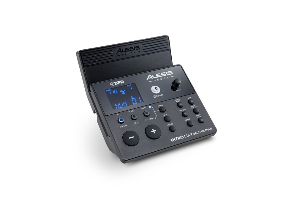 NEW Alesis NITRO MAX Drum Module w Cable Snake/Power Adapter - Machine Brain