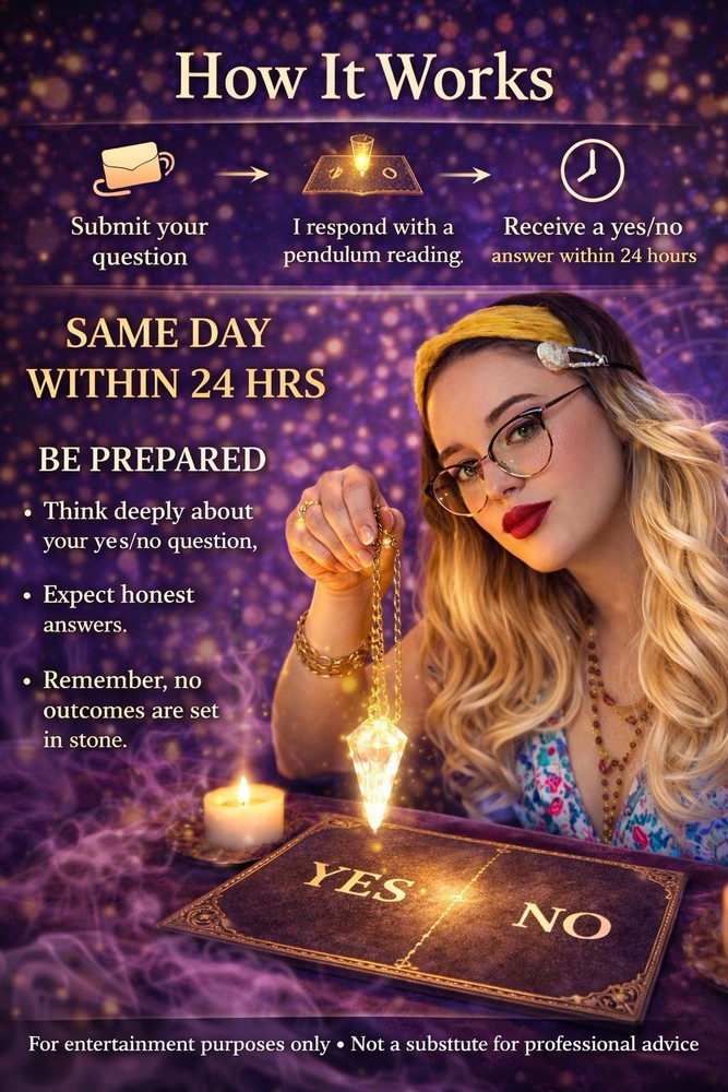 Yes Or No Pendulum Reading Answer Prediction, Psychic Medium - 100% Accurate