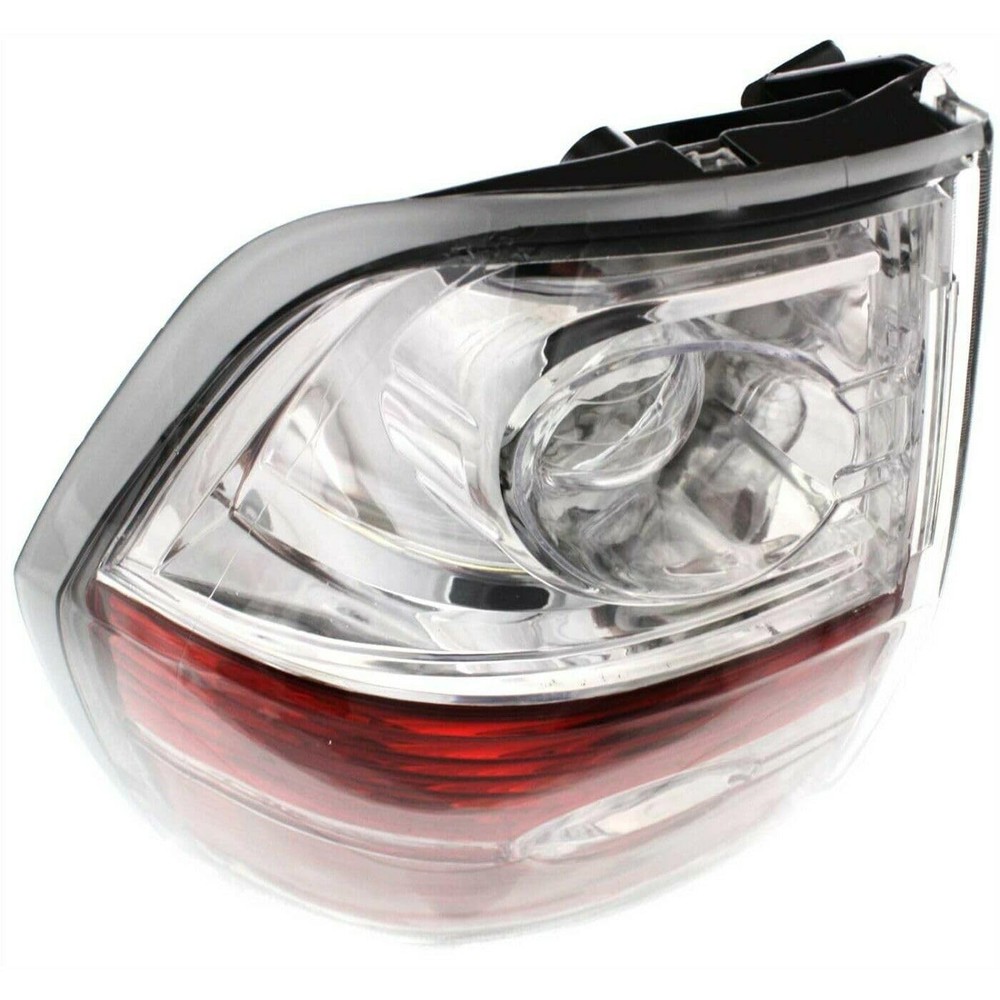 Tail Light Halogen Bulb Driver Side Clear Red Lens for MDX Base 04-06 Left